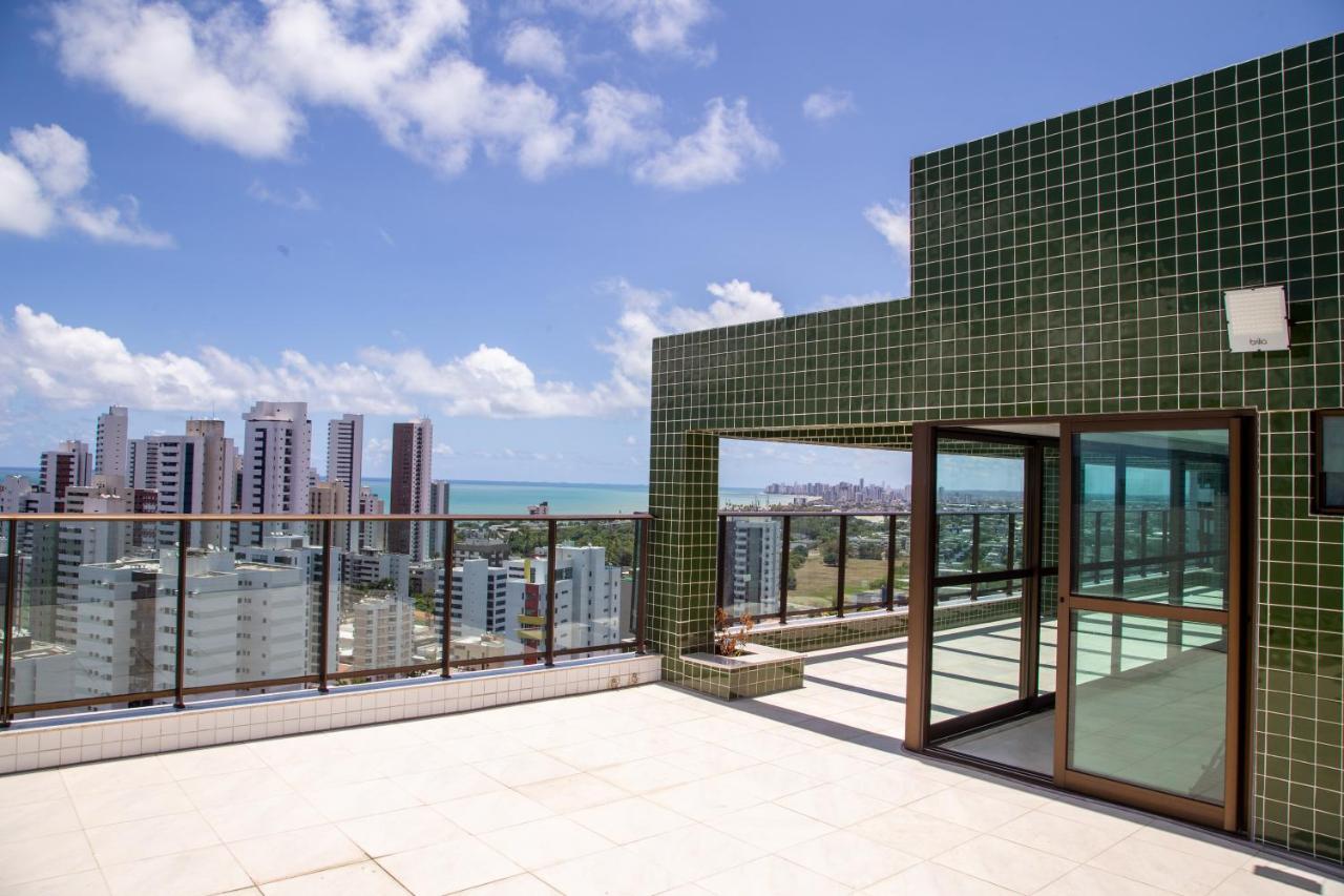 Flat novo em Boa Viagem, com Vista para o mar, Andar alto Recife Exterior foto
